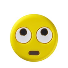 Wilson Tłumik drgań Emoti Fun Przewracanie oczu/Śmiech żółty - 2 sztuki